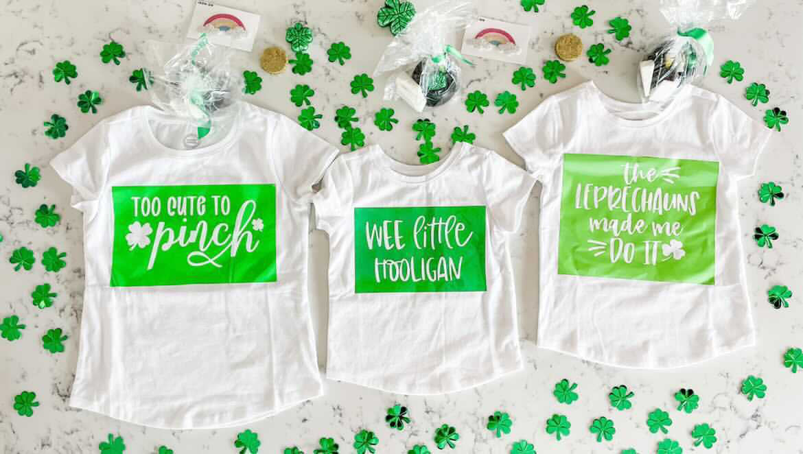 DIY St. Patty's Day Short Sleeve T-Shirt Kit