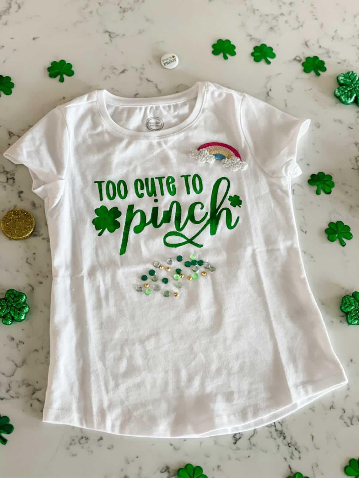 Too Cute To Pinch DIY TEE