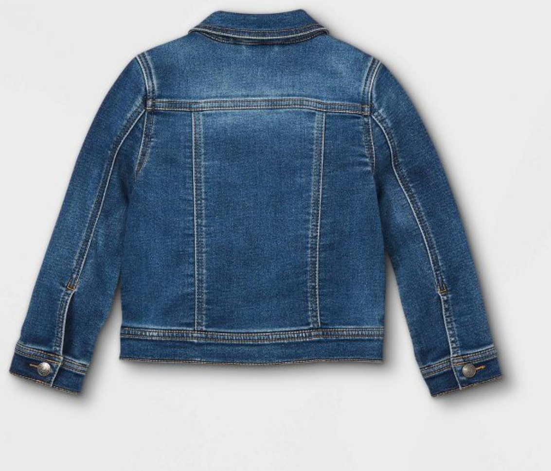 TODDLER GRAPHIC DENIM JACKET-FAIRY