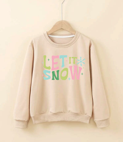 Paint Your Own Sweatshirt- Holiday Design (APRICOT COLOR)