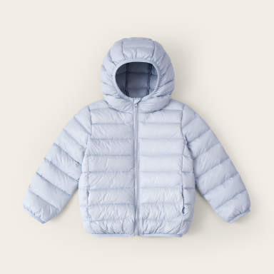 Light Blue-Pastel Puffer Jacket