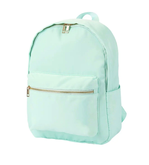 Mint Backpack with Patches