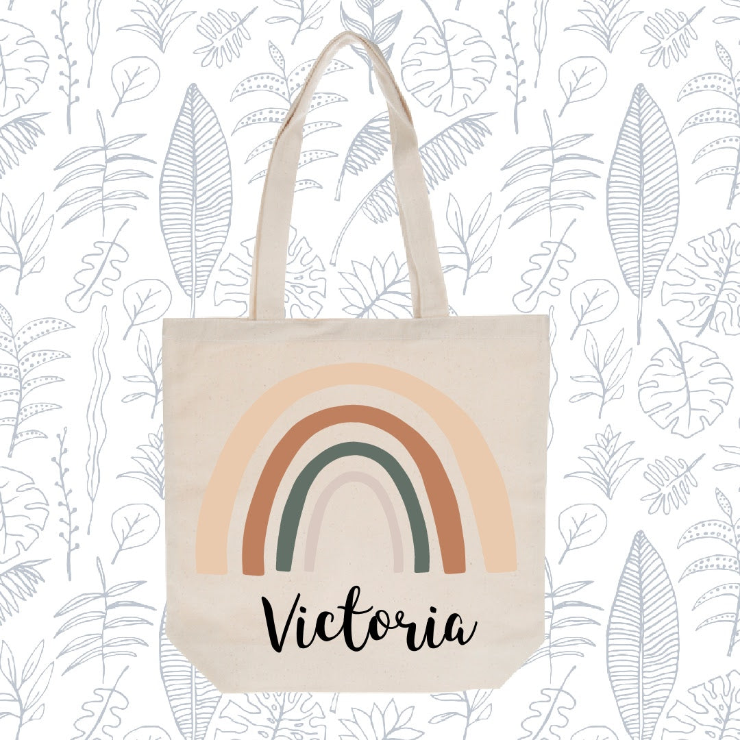 Personalized Stencil Tote Bag Craft Kit- Natural Canvas